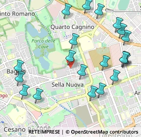 Mappa Via Marta Navarra Bernstein, 20152 Milano MI, Italia (1.2355)