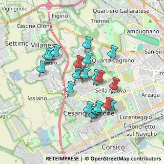 Mappa Via Antonio Maria Ceriani, 20153 Milano MI, Italia (1.5005)