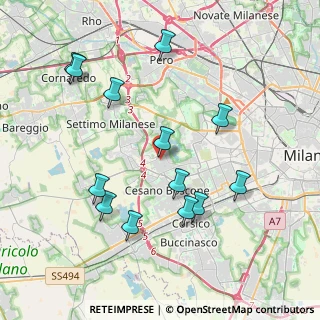Mappa Via Antonio Maria Ceriani, 20153 Milano MI, Italia (4.09462)