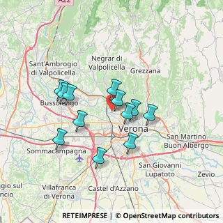 Mappa Via della Diga, 37124 Verona VR, Italia (5.88417)