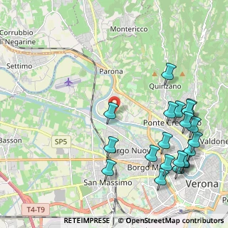 Mappa Via della Diga, 37124 Verona VR, Italia (2.6715)