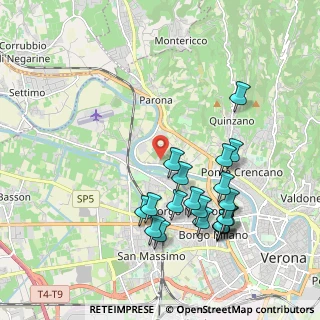 Mappa Via della Diga, 37124 Verona VR, Italia (2.0535)