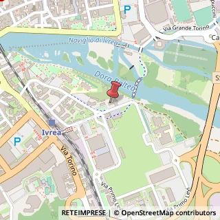 Mappa Via Ezio Alberton, 1, 10015 Ivrea, Torino (Piemonte)