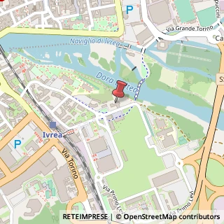 Mappa Via Ezio Alberton, 1, 10015 Ivrea, Torino (Piemonte)