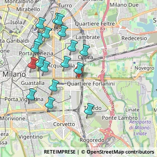 Mappa Cardinale Giuseppe Mezzofanti, 20133 Milano MI, Italia (2.20333)