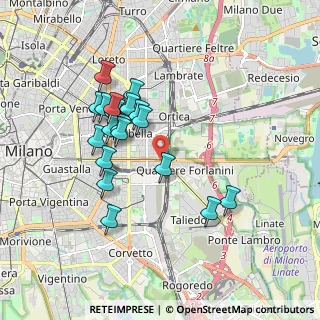Mappa Via Luigi de Andreis, 20137 Milano MI, Italia (1.656)