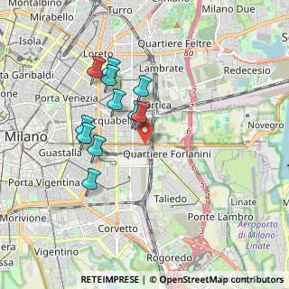 Mappa Via Luigi de Andreis, 20137 Milano MI, Italia (1.60636)