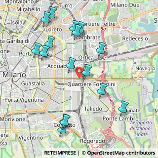 Mappa Via Luigi de Andreis, 20137 Milano MI, Italia (2.31813)