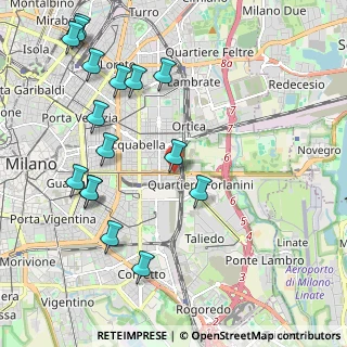 Mappa Via Luigi de Andreis, 20137 Milano MI, Italia (2.46625)