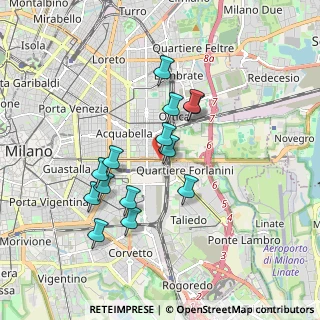 Mappa Via Luigi de Andreis, 20137 Milano MI, Italia (1.57214)