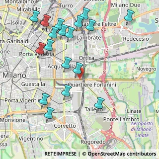 Mappa Via Luigi de Andreis, 20137 Milano MI, Italia (2.42333)
