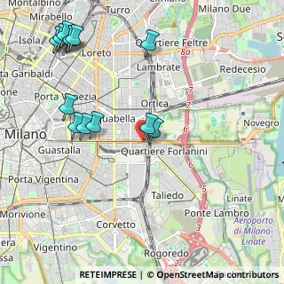 Mappa Largo Gianni Rodari, 20133 Milano MI, Italia (2.49615)