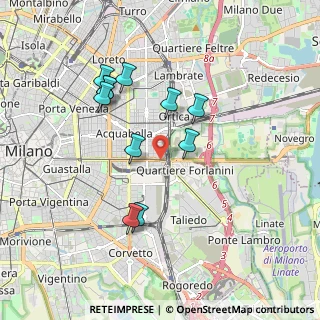 Mappa Via Luigi de Andreis, 20137 Milano MI, Italia (1.71182)