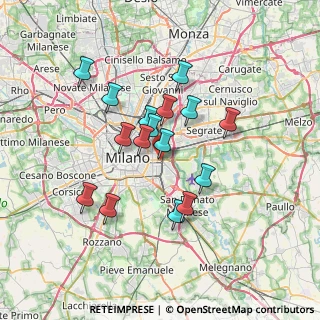 Mappa Via Luigi de Andreis, 20137 Milano MI, Italia (5.86875)