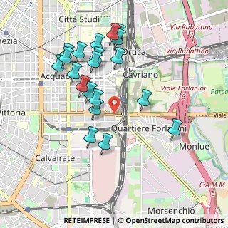 Mappa Via Luigi de Andreis, 20137 Milano MI, Italia (0.9505)
