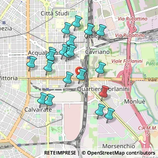 Mappa Via Luigi de Andreis, 20137 Milano MI, Italia (0.9365)
