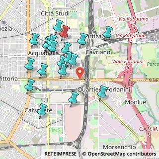 Mappa Via Luigi de Andreis, 20137 Milano MI, Italia (1.0145)