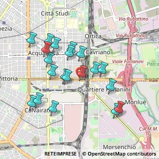 Mappa Via Luigi de Andreis, 20137 Milano MI, Italia (0.915)