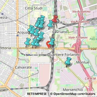 Mappa Via Luigi de Andreis, 20137 Milano MI, Italia (0.8625)