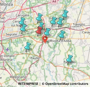 Mappa Via S. Michele Carso, 26833 Lavagna LO, Italia (6.90667)