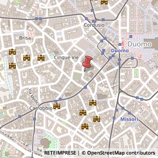 Mappa Via Valpetrosa, 1, 20123 Milano, Milano (Lombardia)