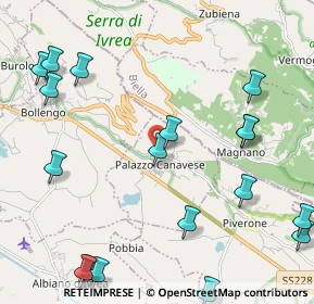 Mappa Regione Mulini, 10010 Palazzo Canavese TO, Italia (2.9595)