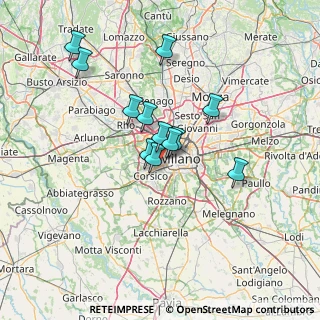 Mappa Bande Nere, 20146 Milano MI, Italia (11.03917)