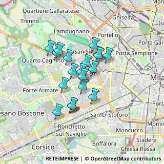 Mappa Bande Nere, 20146 Milano MI, Italia (1.277)