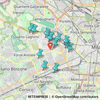 Mappa Piazzale Giovanni delle Bande Nere, 20124 Milano MI, Italia (1.33077)