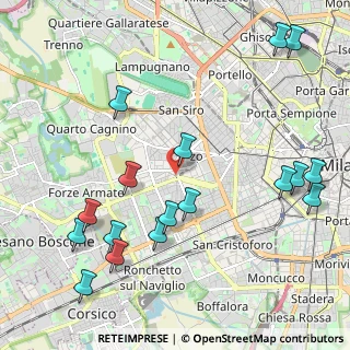 Mappa Bande Nere, 20146 Milano MI, Italia (2.54706)