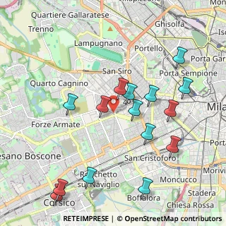 Mappa Piazzale Giovanni delle Bande Nere, 20124 Milano MI, Italia (2.162)