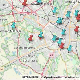 Mappa Bande Nere, 20146 Milano MI, Italia (6.0625)