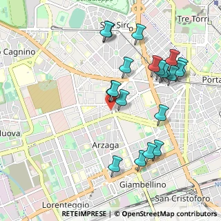 Mappa Bande Nere, 20146 Milano MI, Italia (1.0495)