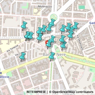 Mappa Piazzale Giovanni delle Bande Nere, 20124 Milano MI, Italia (0.207)