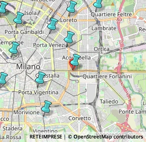Mappa P.za Grandi, 20129 Milano MI, Italia (2.95833)
