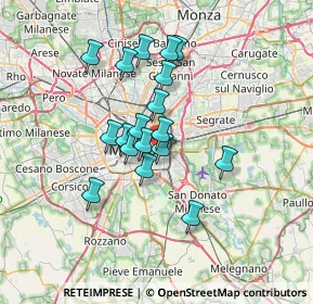 Mappa P.za Grandi, 20129 Milano MI, Italia (5.415)