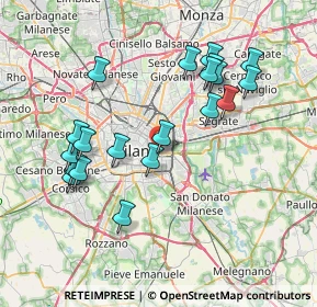 Mappa P.za Grandi, 20129 Milano MI, Italia (7.563)