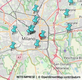 Mappa P.za Grandi, 20129 Milano MI, Italia (3.90077)