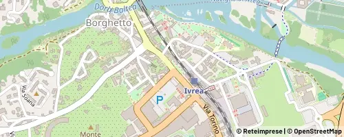 Mappa Ivrea