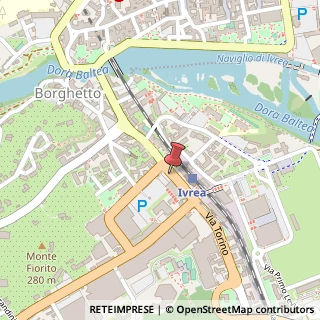 Mappa Corso Nigra, 90, 10015 Ivrea, Torino (Piemonte)
