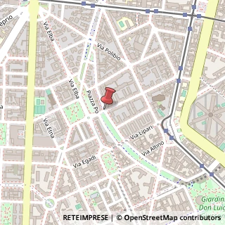Mappa Via Andrea Verga,  22, 20144 Milano, Milano (Lombardia)