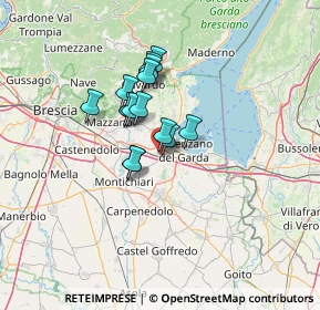 Mappa Via Galileo Galilei, 25017 Lonato del Garda BS, Italia (8.97)