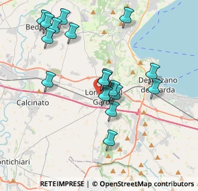 Mappa Via Galileo Galilei, 25017 Lonato del Garda BS, Italia (3.56167)