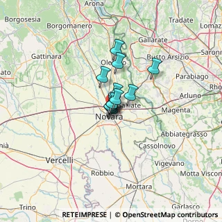 Mappa Via Unità D'Italia, 28100 Novara NO, Italia (5.66417)