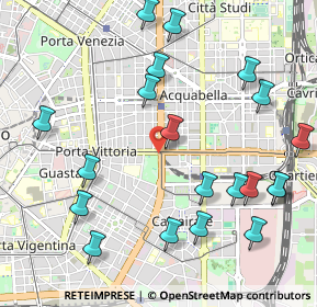 Mappa P.za Emilia, 20129 Milano MI, Italia (1.2195)