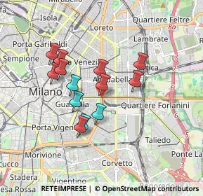 Mappa P.za Emilia, 20129 Milano MI, Italia (1.43077)