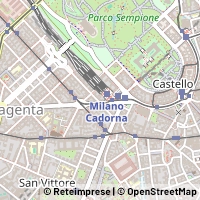 Mapa Milano
