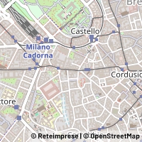 Mapa Milano