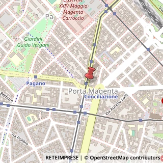 Mappa Via Lodovico Ariosto, 4, 20157 Milano, Milano (Lombardia)
