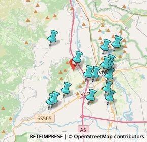 Mappa Via Ivrea, 10010 Fiorano Canavese TO, Italia (3.49625)